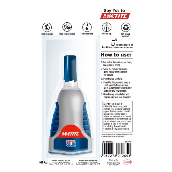Loctite Superglue Liquid Control 3g Carousel 2