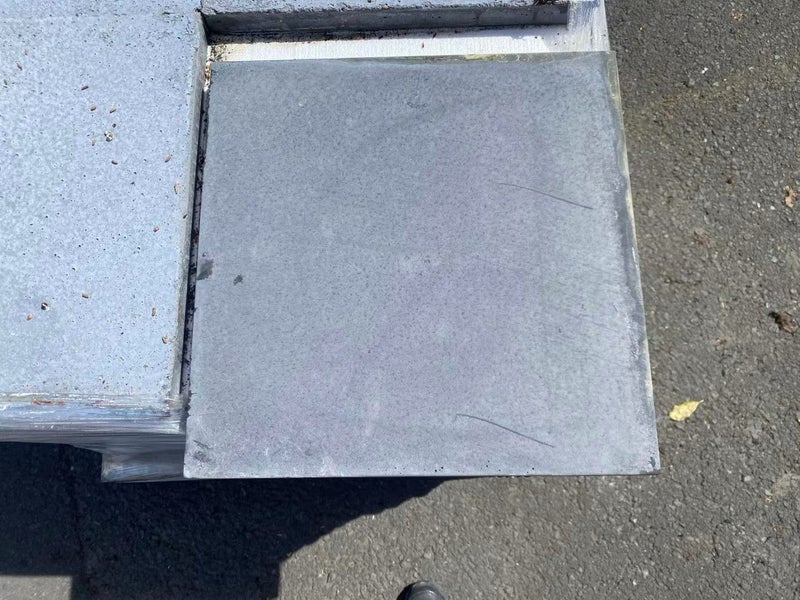 $946 worth of 56 x Milano 450x450x37 Grey River paving, #060, $1 RESERVE Carousel 2