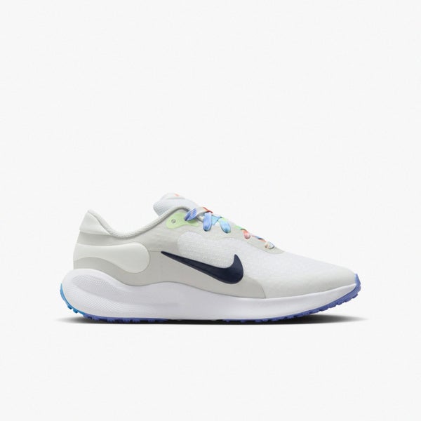 Nike Revolution 7 NN SE GS White Midnight Navy Kids Youth Running FN4991-100 Carousel 1