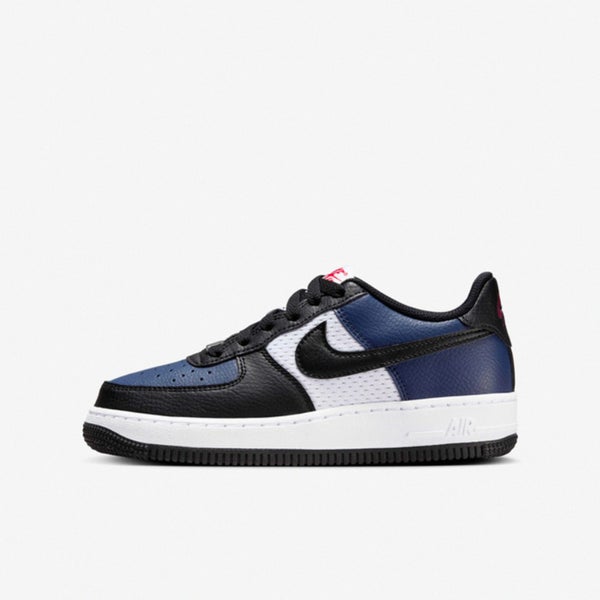 Nike Air Force 1 GS AF1 Midnight Navy Black White Kids Youth Casual HJ9201-400 Carousel 2