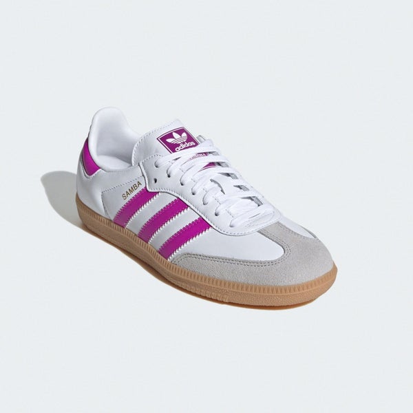 adidas Originals Samba OG J White Purple Burst Gum Kids Youth Casual Shoe IH2873 Carousel 16
