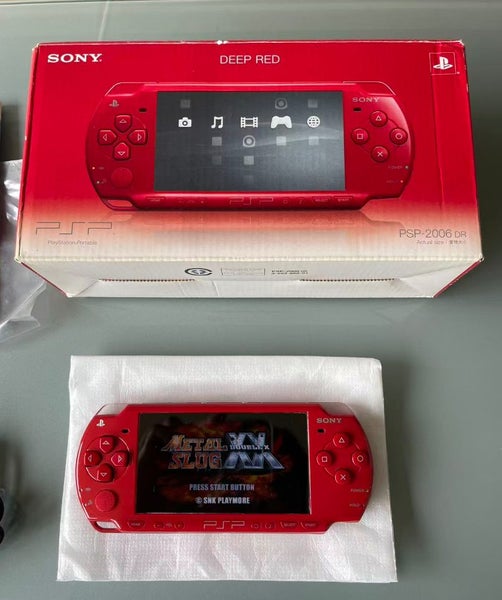 Boxed PSP2000 Deep Red Edition 6.60PRO-C 64GIn Full Original Kit Carousel 2