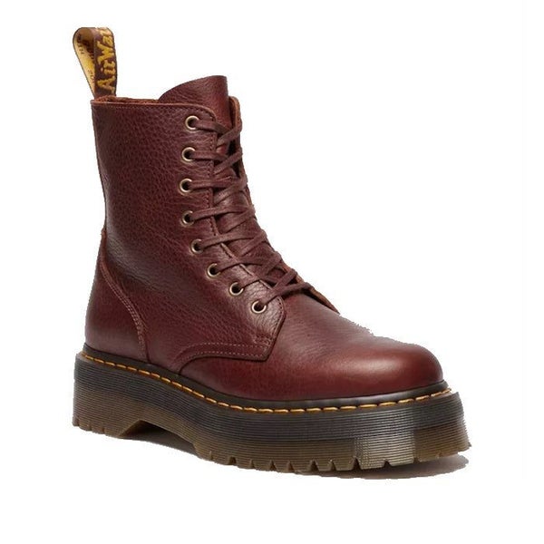 Dr Martens Jadon Cashew Tan Ambassador Leather Zip Boot Carousel 1