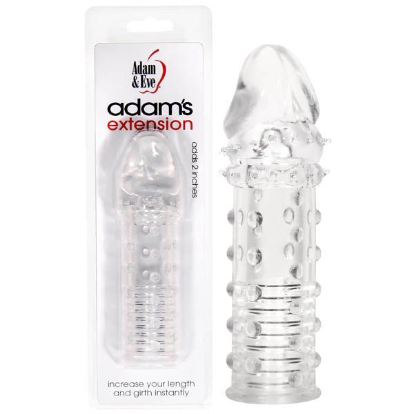 Adam & Eve Adam's Extension - Clear Penis Sleeve Carousel 1