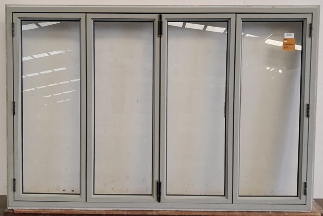 Mint Green Aluminium Bi Fold Window H1500 x W2890 DR14470 Carousel 1