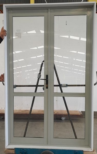 Mint Green Aluminium French Doors H2100 x W1300 DR14474 Carousel 2
