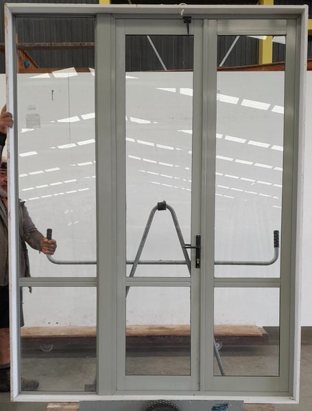 Mint Green Aluminium French Doors H2425 x W1810 DR14475 Carousel 2