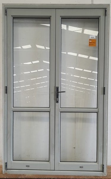 Mint Green Aluminium French Doors H2100 x W1300 DR14477 Carousel 1