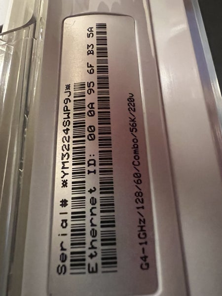 Apple eMac Computer, Keyboard, Mouse, Some Education Vers Software. "As Is" Carousel 20