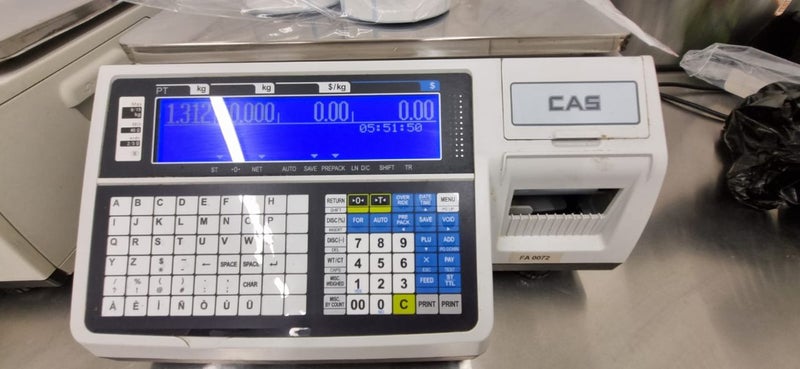 Label Printing Scales CAS CL5200N Carousel 2