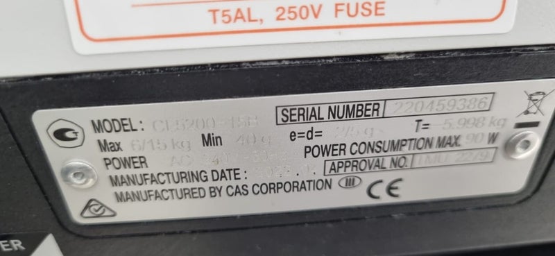 Label Printing Scales CAS CL5200N Carousel 4
