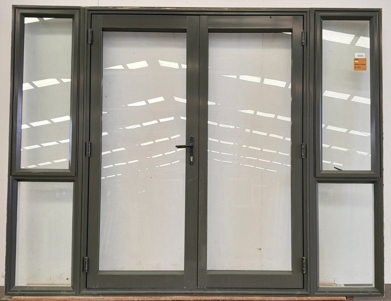 Karaka Green Aluminium French Doors H2000 x W2600 DR14481 Carousel 1