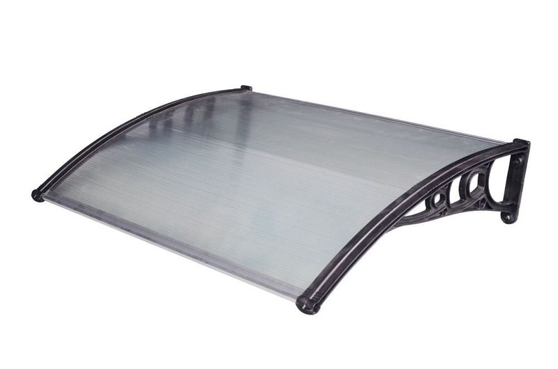 Window Canopy1m x 1.2m DIY Window Door Awning Canopy Patio black Carousel 2