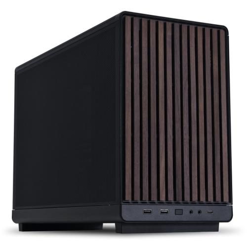 Lian Li DAN-A3 Black Wooden MiniTower Gaming Case Support mATX/ITX, CPU Cooler Carousel 1