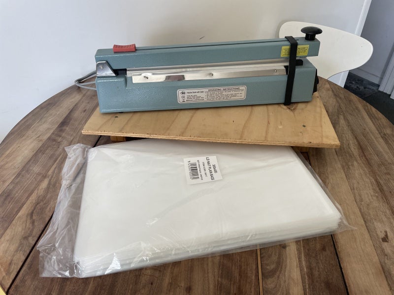 Impulse bag sealer 400 ml - WITH CUTTER64228250705409110