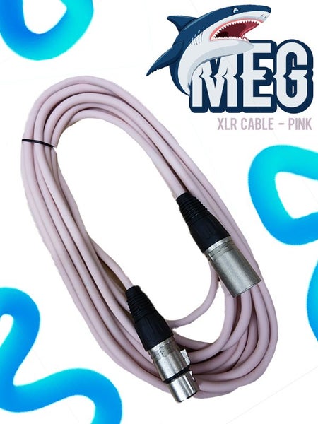 MEG - XLR Cable - 6m Pink Carousel 1