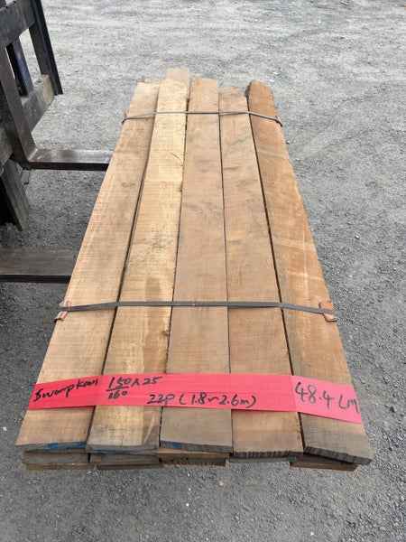 48.4 LM 150×25 Swamp Kauri Timber Lot64396149656834110