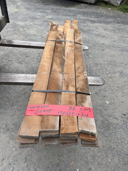 36 LM Mixed-Quality Ancient Swamp Kauri Timber Lot – 100 × 25 mm (Kiln-Dried)64230697581315110