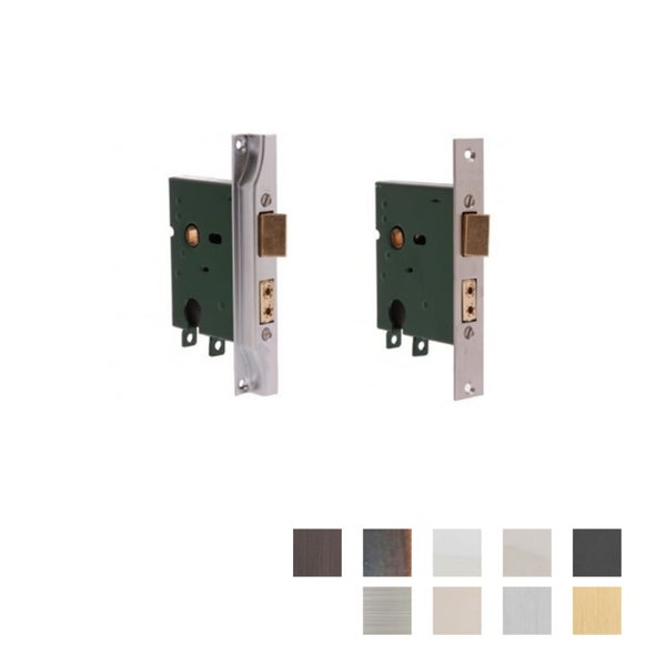 Jacksons JMC60/46/30mm Backsets Euro Cylinder Mortice Lock Rbt & Std 10 Finishes Carousel 2
