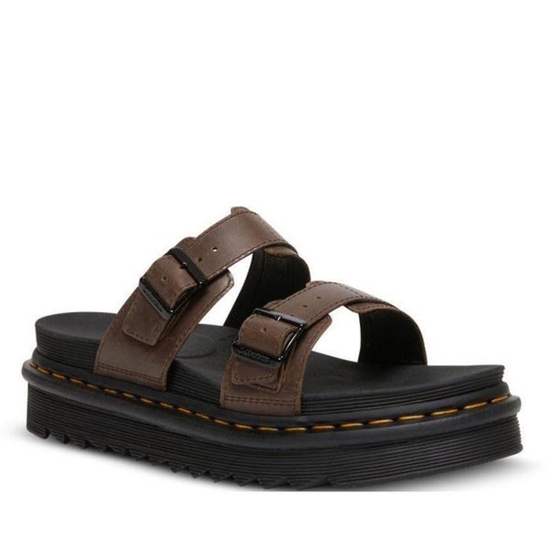 Dr Martens - Myles Dark Brown Oiled Illusion Sandal CLEARANCE Carousel 1