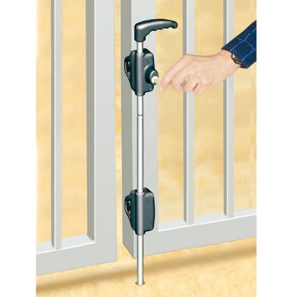 D&D LokkBolt LB124BX-LA Lockable Security Drop Bolt Lock 610mm For Metal Gates Carousel 2