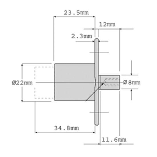 Firstlock Push Lock LPLKA To Suit Cabinet Furniture Locking w/ Removable Barrel Carousel 2