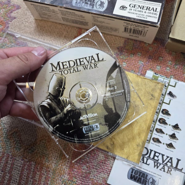 Medieval Total War Big Box PC Game Computer Carousel 5