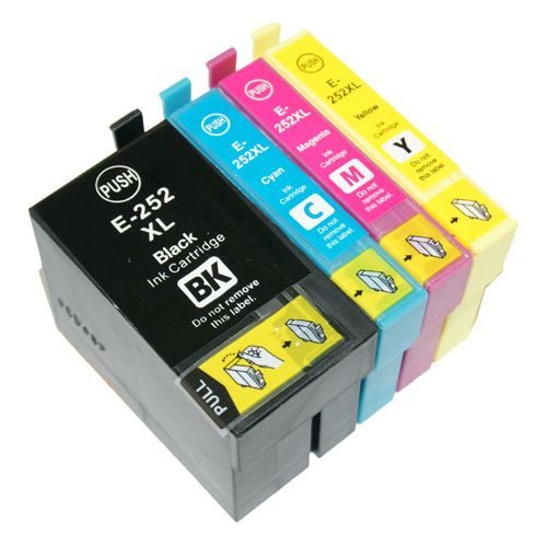Epson 252 Epson252 Epson 252xl Compatible ink cartridge set of 4 bk+c+m+y Carousel 1
