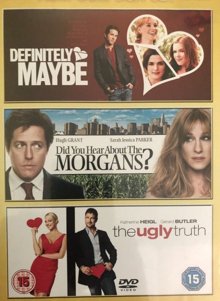 Defiantly Maybe / Did you hear about the Morgans? / Ugly Truth Dvd64834150690819110