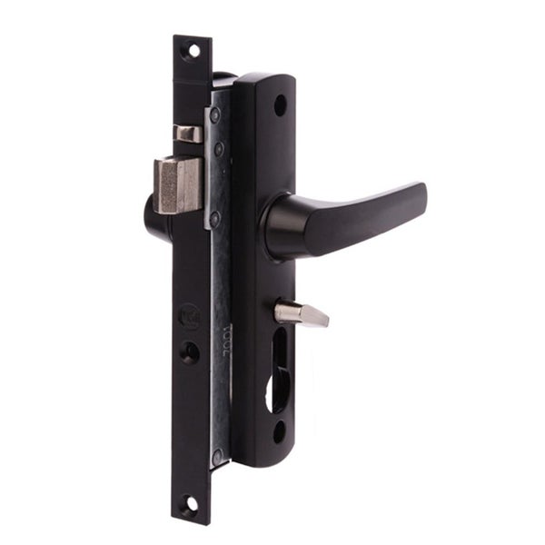 Whitco Security Screen Door Lock Tasman MK2 Black No Cylinder W892117 Carousel 1