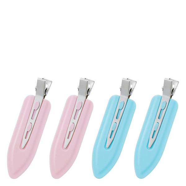 Lady Jayne Multi-Coloured Creaseless Clips Assorted Colours 4 Pack Carousel 2