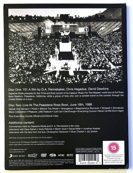 Depeche Mode 101 DVD 2021 remaster NEW Carousel 2