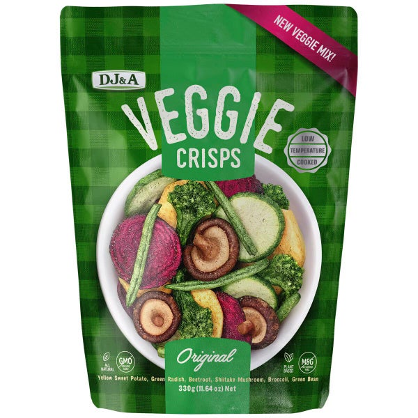 DJ&A Veggie Crisps 330g Carousel 1