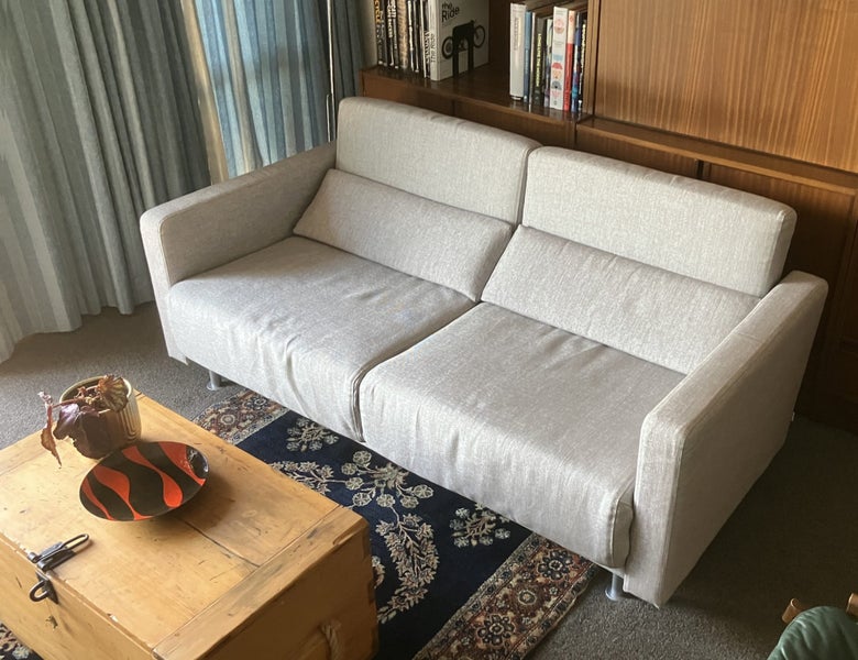 SOFA BED (Bo-Concept) as new, contemporary designer couch / double bed64232734351106114