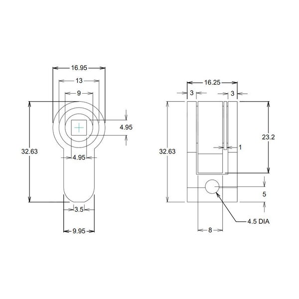 Iver Euro Lock Privacy Adaptor Polished Brass 7734 Carousel 2