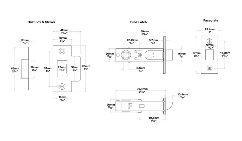 Iver Baltimore Return Door Lever Handle on Round Rose Inbuilt Privacy Carousel 5