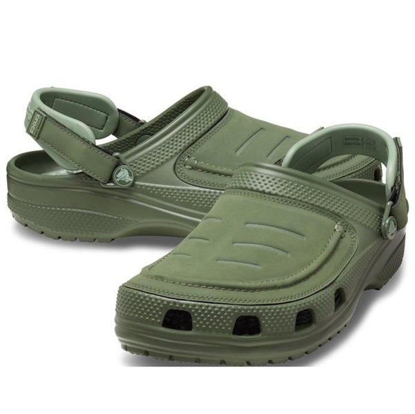 Crocs Mens Yukon Vista II LR LiteRide Clog Army Green Carousel 1
