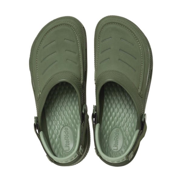 Crocs Mens Yukon Vista II LR LiteRide Clog Army Green Carousel 2