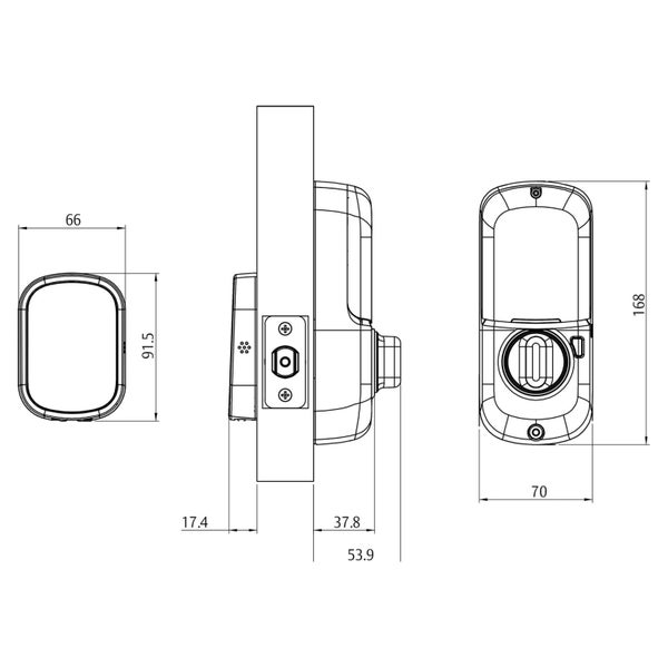 Yale Assure SL Smart Digital Deadbolt Door Lock Home Kit Carousel 4