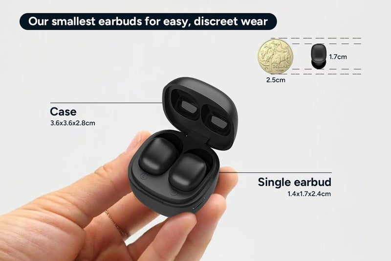 Mini True Wireless Bluetooth Earbuds with Lanyard Carousel 2