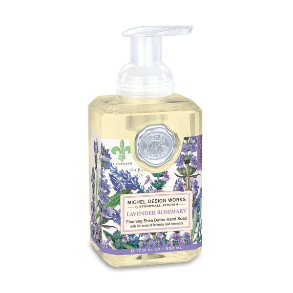 Lavender Rosemary Foaming Hand Soap by Michel Design Works Carousel 1