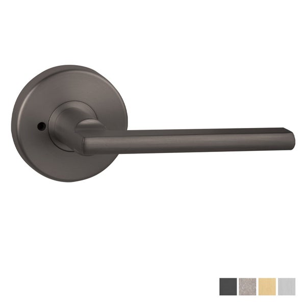 N2lok Decorus Door Lever Privacy Set on Round Rose Box Pack - Available in Va... Carousel 2