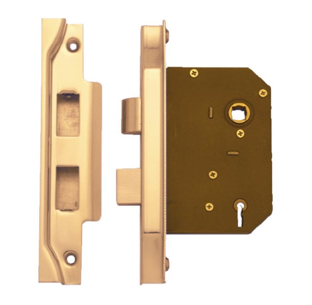 Austyle Rebated Mortice Lock 3 Lever - Available in Various Finishes and Sizes Carousel 1