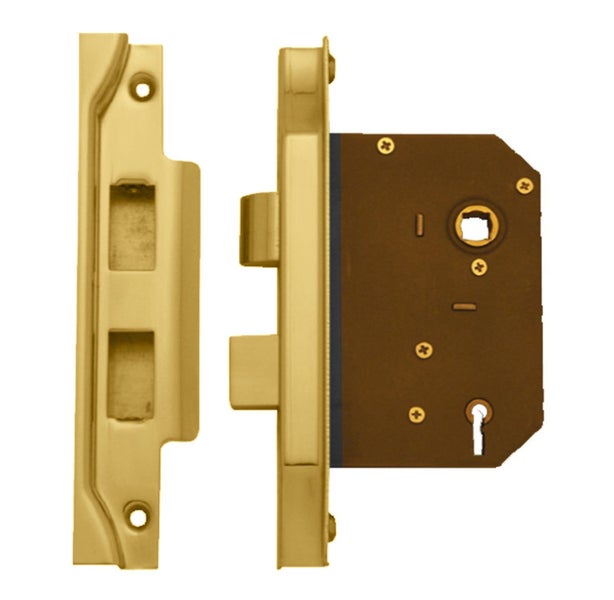 Austyle Rebated Mortice Lock 3 Lever - Available in Various Finishes and Sizes Carousel 3