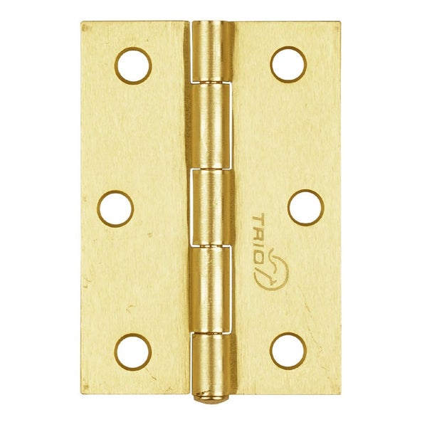 Trio Butt Hinge Loose Pin 85x60x1.6mm Matt Gold PBT8516LPMG Carousel 1