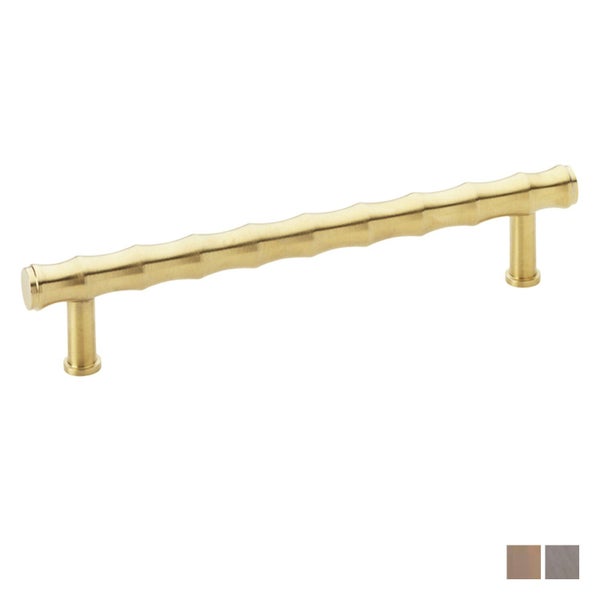 Alexander and Wilks Crispin Bamboo T-Bar Cupboard Pull Handle 160mm - Availab... Carousel 2