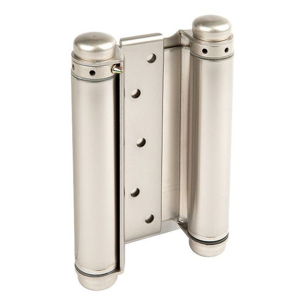 Zanda Double Action Spring hinge Brushed Nickel - Available in Various Sizes Carousel 1