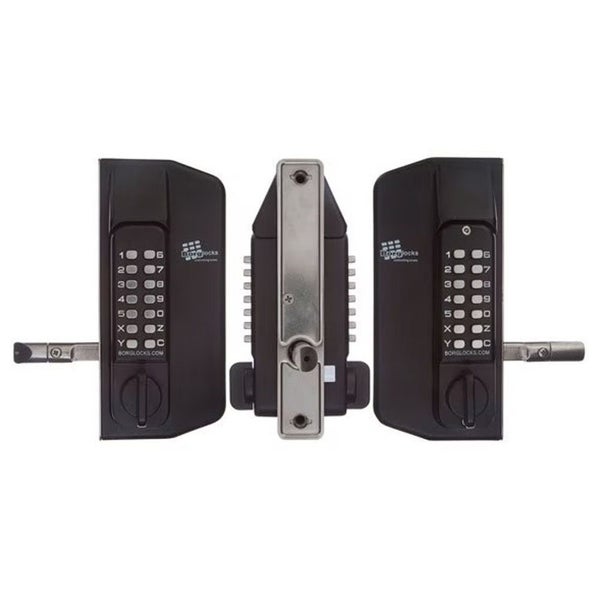 Borg 3150 Digital Gate Lock Marine Grade Back to Back Keypad Black BL3150GATE Carousel 1