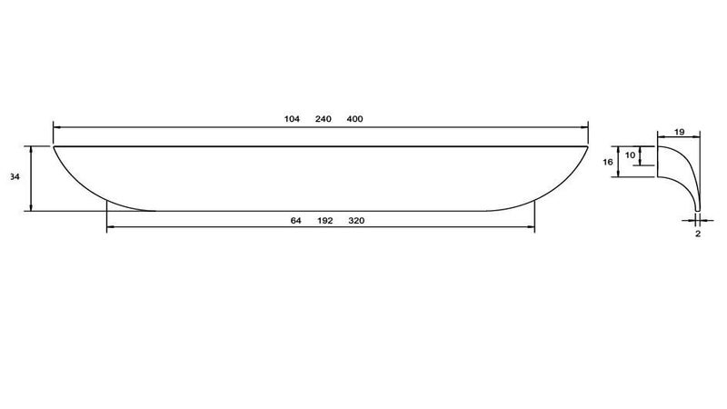Kethy Archive Cabinet Pull Handle - Available In Various Finishes and Sizes Carousel 5