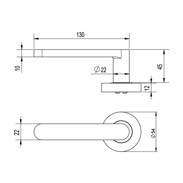 Lockwood Vivid V3 Privacy Set Includes Latch - Available in Various Finishes Carousel 3